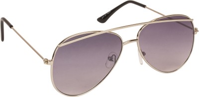Arzonai Aviator Sunglasses(For Men & Women, Black)