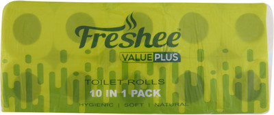 

Freshee Value Plus Toilet Paper Roll(2 Ply, 220 Sheets)