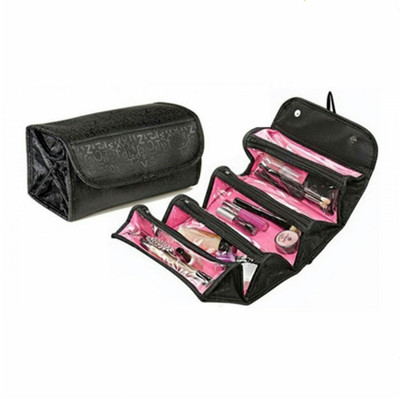

NK-STORE 2 Pcs Roll N Go Multi Functional Women Cosmetic Makeup Jewelry Toiletry Storage Bags Travel Pouch Travel Toiletry Kit(Multicolor)