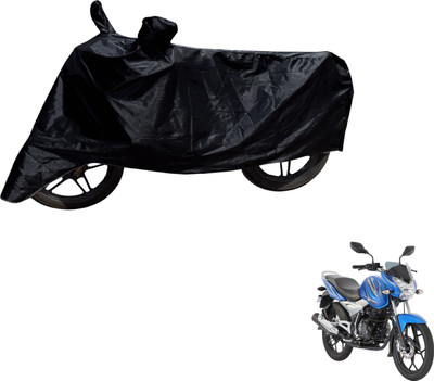 MOCKHE Two Wheeler Cover for Bajaj(Discover 125 DTS-i, Black)