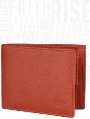 

Metronaut Men Tan Genuine Leather Wallet(6 Card Slots)