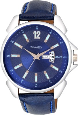 SAMEX LATEST STYLISH BLUE DIAL FASHIONABLE POPULAR BRANDED Watch  - For Men   Watches  (SAMEX)