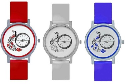 Aaradhya Fashion New Desiner Printed Pecocke Watch  - For Women   Watches  (Aaradhya Fashion)