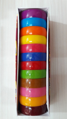 

Sona 26 size plastic bangles base for silk tread jewelry making 1 box-12 pcs