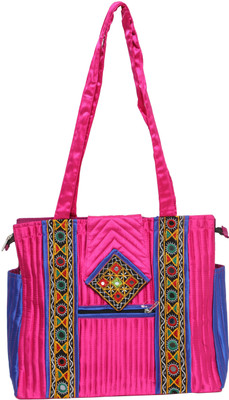 

INDICRAFTS STUDIO SHARMILEE Shoulder Bag(Pink, 14 L)