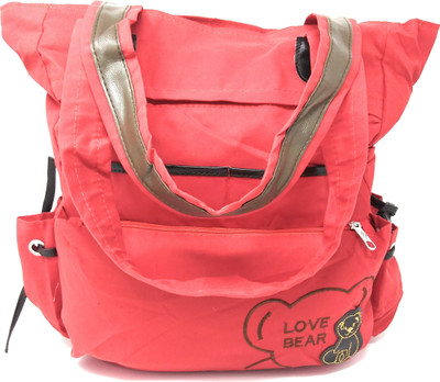 

Shoppers Planet red-lovebear-shopping-bag Multipurpose Bag(Red, 15 inch)