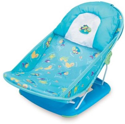 

Kidoyzz Baby Bather with Removable Head Support Cushion Infant Bath Aid Todler Baby Bath Seat-BTH06 Baby Bath Seat(Multicolor)