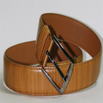 

anion Men Casual, Party, Formal Khaki Artificial Leather Belt, Khakee