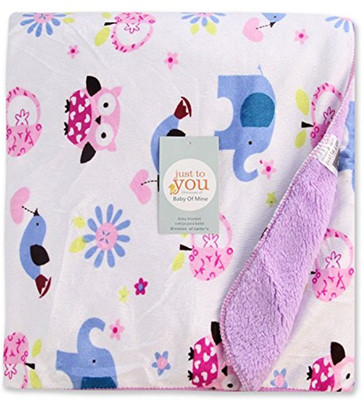 

Baby Bucket Printed  Blanket(Polyester, Purple