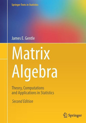 Matrix Algebra(English, Paperback, Gentle James E.)
