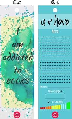

TheFlauntStore BKTEST-10 Paper Card Bookmark(Quotes, Multicolor)