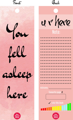 

TheFlauntStore BKTEST-14 Paper Card Bookmark(Quotes, Multicolor)