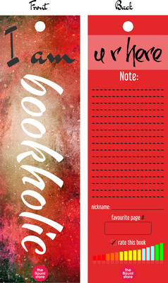 

TheFlauntStore BKTEST-12 Paper Card Bookmark(Quotes, Multicolor)
