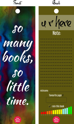 

TheFlauntStore BKTEST-6 Paper Card Bookmark(Quotes, Multicolor)