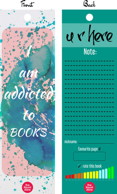 

TheFlauntStore BKTEST-9 Paper Card Bookmark(Quotes, Multicolor)