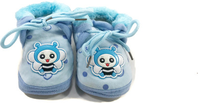 

Kidofash BOOTIES-BUTTERFLY Booties(Toe to Heel Length - 12 cm Blue)