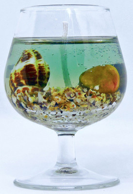 

wiwa designer seashell candle Candle(Multicolor, Pack of 1)