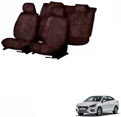 JMJW & SONS Cotton Car Seat Cover For Hyundai Verna(5 Seater)