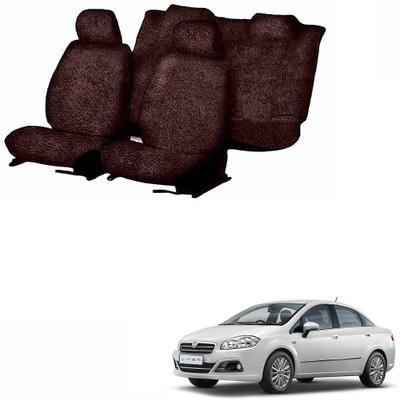 JMJW & SONS Cotton Car Seat Cover For Fiat Linea(5 Seater)