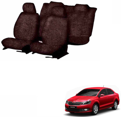 JMJW & SONS Cotton Car Seat Cover For Skoda Rapid(5 Seater)