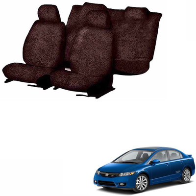 JMJW & SONS Cotton Car Seat Cover For Honda Civic(5 Seater)