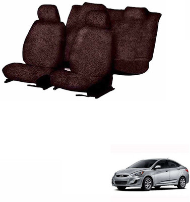 JMJW & SONS Cotton Car Seat Cover For Hyundai Accent(5 Seater)