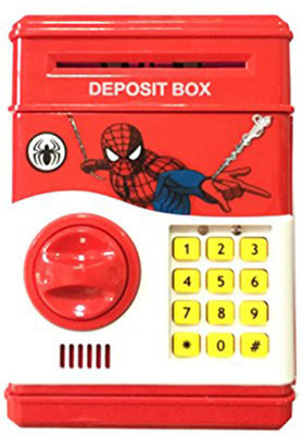 

Shoppernation Fancy Spiderman Design Electric Coin Bank Coin Bank(Multicolor)