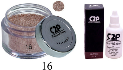 

C2P Professional Make-Up Eye Glitters and Glitter Glue Combo(Set of 2)