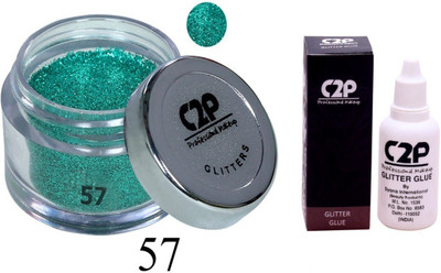 

C2P Professional Make-Up Eye Glitters and Glitter Glue Combo(Set of 2)