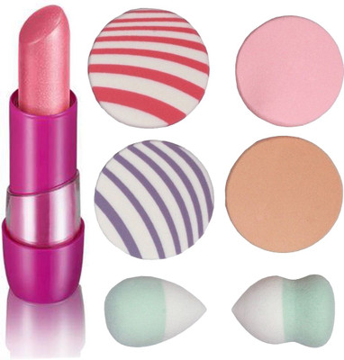 

Oriflame Sweden Very Me Lip Addict (Flirty Pink - 30368) With Puff Sponge(Set of 7)