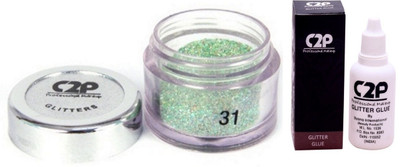 

C2P Professional Make-Up Eye Glitters and Glitter Glue Combo(Set of 2)