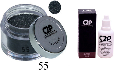 

C2P Professional Make-Up Eye Glitters and Glitter Glue Combo(Set of 2)