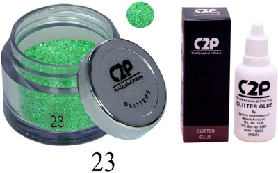 

C2P Professional Make-Up Eye Glitters and Glitter Glue Combo(Set of 2)