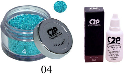 

C2P Professional Make-Up Eye Glitters and Glitter Glue Combo(Set of 2)