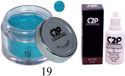 

C2P Professional Make-Up Eye Glitters and Glitter Glue Combo(Set of 2)