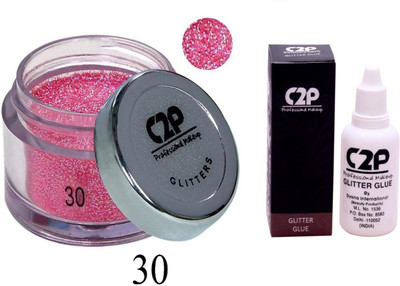 

C2P Professional Make-Up Eye Glitters and Glitter Glue Combo(Set of 2)