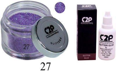 

C2P Professional Make-Up Eye Glitters and Glitter Glue Combo(Set of 2)