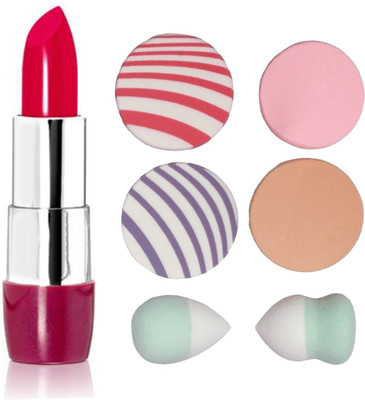 

Oriflame Sweden The ONE 5-in-1 Colour Stylist Lipstick Intense Collection (Rose Ray - 32240) With Puff Sponge(Set of 7)