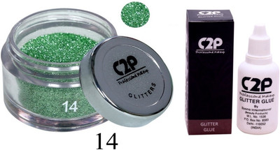 

C2P Professional Make-Up Eye Glitters and Glitter Glue Combo(Set of 2)