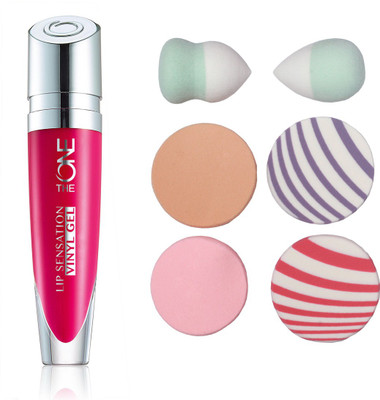 

Oriflame Sweden The ONE Lip Sensation Vinyl Gel 5 ml (Pink Mambo - 32450) With Puff Sponge(Set of 7)