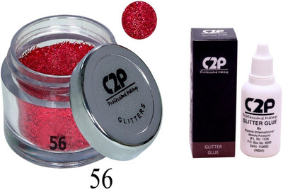 

C2P Professional Make-Up Eye Glitters and Glitter Glue Combo(Set of 2)