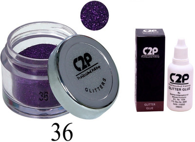 

C2P Professional Make-Up Eye Glitters and Glitter Glue Combo(Set of 2)
