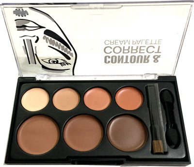 

LUV-LI PROFESSIONAL CONTOUR & COLOR CORRECT CREAM PALETTE Concealer(MULTICOLOR)