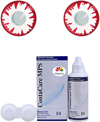 

Magjons Crazy Demon Yearly(00, Colored Contact Lenses, Pack of 2)