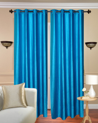 

Shiv Shankar Handloom 213 cm (7 ft) Polyester Door Curtain (Pack Of 2)(Plain, Aqua (Sky Blue))