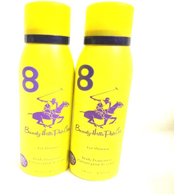 

Beverly Hills Polo Club 8 Body Spray - For Women(300 ml, Pack of 2)