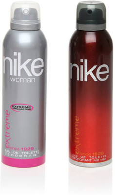 

Nike Extreme Duo Set Deodorant Spray - For Men & Women(200 ml, Pack of 2)