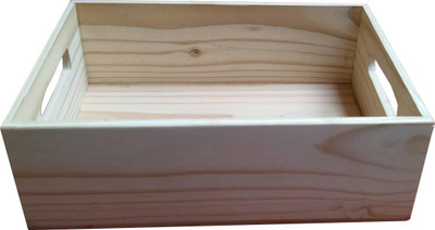 

EKTA PRODUCT 1 Compartments wood Wooden Utility Box(Natural)