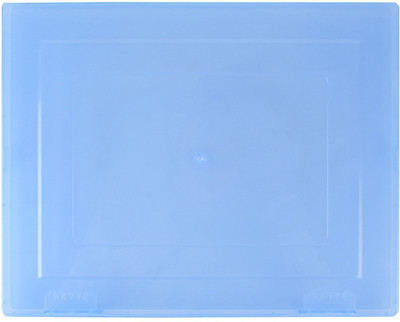 

Jef 1 Compartments Plastic Transparent Blue Paper Storing Box, 1 Piece(Blue)