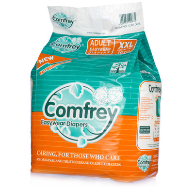 

Comfrey PANT STYLE EASY WEAR ADULT DIAPER PANT, SIZE XXL, ( 10 Pcs. PACK ), FOR WAIST SIZE 41"-60" INCHES - XXL(10 Pieces)